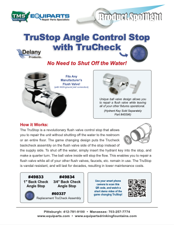 Delany TruStop Product Spotlight Image