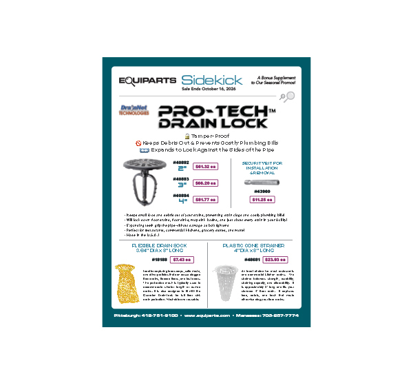 Drain Lock Sidekick Sale