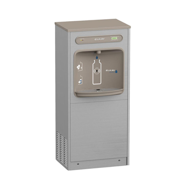 ELKAY DSSBF8S HANDS FREE FLOOR STANDING FILTERED BOTTLE FILLING STATION 8 GPH ELKAY DSSBF8S HANDS FREE FLOOR STANDING FILTERED BOTTLE FILLING STATION 8 GPH