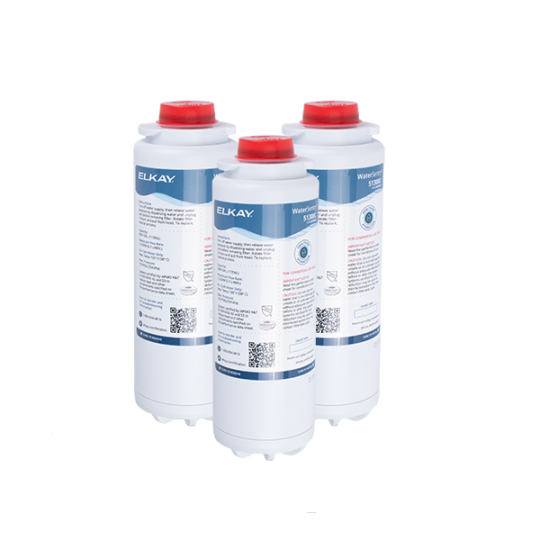 ELKAY FILTER FOR EZH2O BOTTLE FILLERS W/ WATERSENTRY® PLUS SYSTEMS (3 PC) - 3000 GAL CAPACITY ELKAY FILTER FOR EZH2O BOTTLE FILLERS W/ WATERSENTRY® PLUS SYSTEMS (3 PC) - 3000 GAL CAPACITY