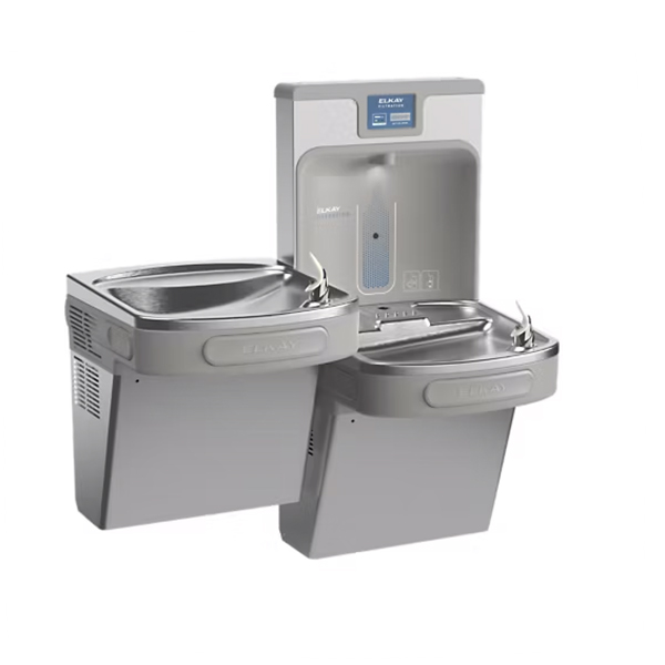 ELKAY LZSTL8WSSP STAINLESS STEEL EZH2O FILTERED BOTTLE FILLER & BI-LEVEL ADA WATER COOLER ELKAY LZSTL8WSSP STAINLESS STEEL EZH2O FILTERED BOTTLE FILLER & BI-LEVEL ADA WATER COOLER