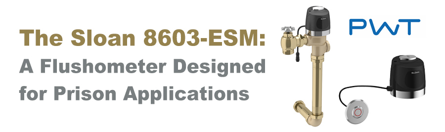 Sloan 8603-ESM Flushometer for Prisons