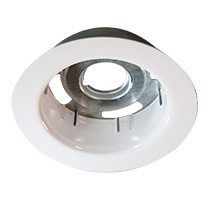 POWERS BILTMORE ROUND STAINLESS STEEL FACE PLATE/ ESCUTCHEON
