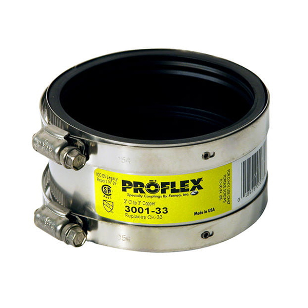 FERNCO 3001-33 3” PROFLEX SHIELDED COUPLING FERNCO 3001-33 3” PROFLEX SHIELDED COUPLING