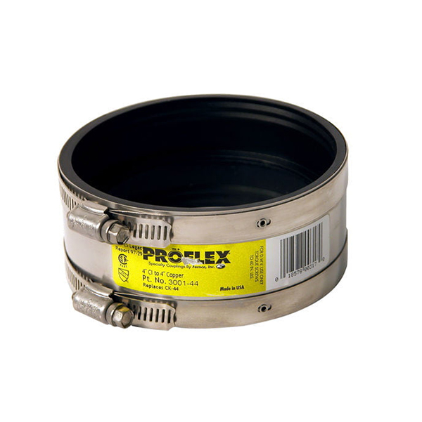 FERNCO 3001-44 4” PROFLEX SHIELDED COUPLING FERNCO 3001-44 4” PROFLEX SHIELDED COUPLING