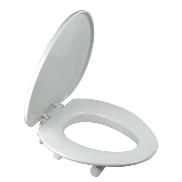 HD 3” RAISED ELONGATED TOILET SEAT W/ FUNNEL SHIELD HD 3” RAISED ELONGATED TOILET SEAT W/ FUNNEL SHIELD
