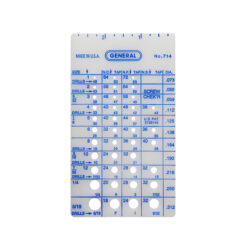 GENERAL TOOL 42673 STANDARD SCREW - THREAD CHECK