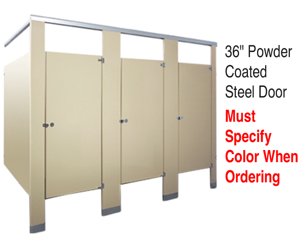 GLOBAL PARTITIONS 9133561 36" OPENING PC STEEL PARTITION DOOR W/HDWE (MUST SPECIFY COLOR & HANDLING) GLOBAL PARTITIONS 9133561 36" OPENING PC STEEL PARTITION DOOR W/HDWE (MUST SPECIFY COLOR & HANDLING)