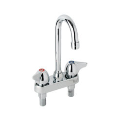 ANTIMICROBIAL SINGLE FAUCET W/GOOSENECK