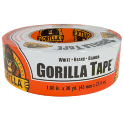 GORILLA GLUE 6025001 GORILLA DUCT TAPE (WHITE) 1.88 IN X 30 YD