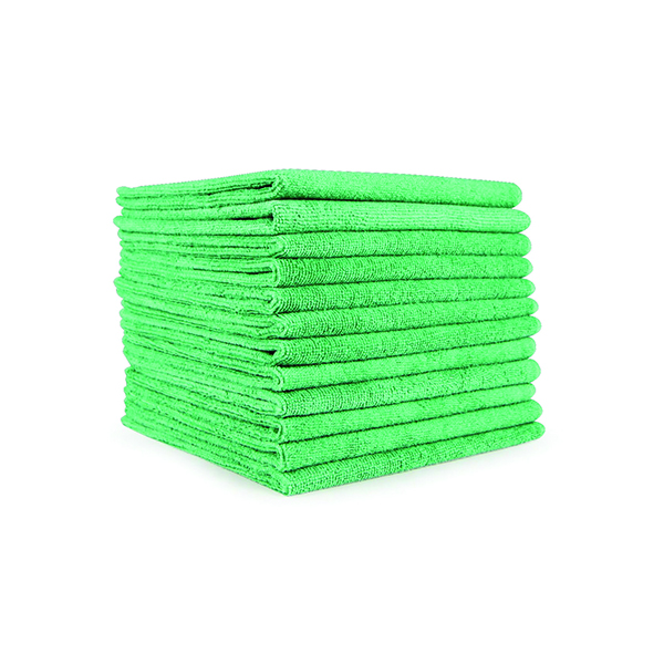GREEN MICROFIBER CLOTHS (12 PC) GREEN MICROFIBER CLOTHS (12 PC)