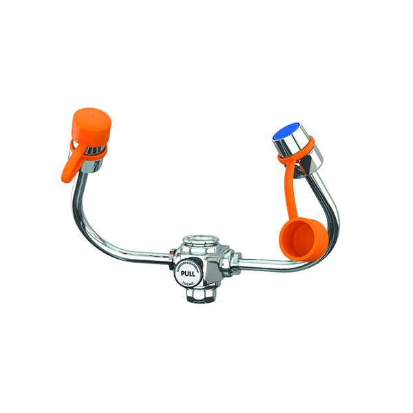 GUARDIAN EQUIPMENT G1101 SPOUT MOUNTED EYE WASH WITH ADJUSTABLE AERATED OUTLETS GUARDIAN EQUIPMENT G1101 SPOUT MOUNTED EYE WASH WITH ADJUSTABLE AERATED OUTLETS