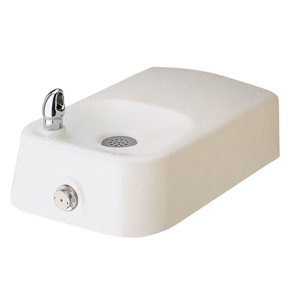 HAWS 1311 - BARRIER-FREE DRINKING FOUNTAIN WITH WHITE ENAMELED IRON INTEGRAL BOWL HAWS 1311 - BARRIER-FREE DRINKING FOUNTAIN WITH WHITE ENAMELED IRON INTEGRAL BOWL
