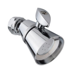 INSTITUTIONAL ADJ CP BRASS SHOWER HEAD 1.75 GPM 1-3/4" DIA