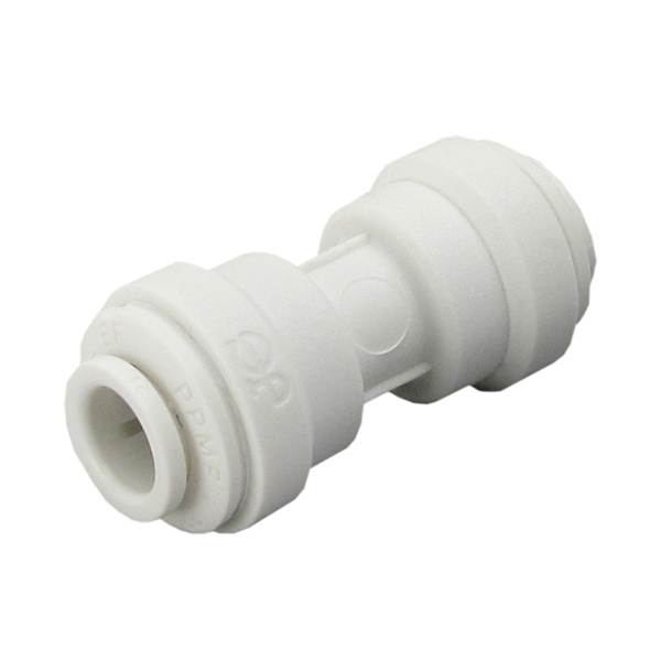 JOHN GUEST 40901044 / 028605-101 1/4" OD POLY UNION COUPLING JOHN GUEST 40901044 / 028605-101 1/4" OD POLY UNION COUPLING