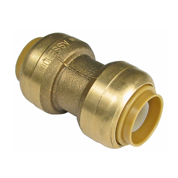 LF 1/2" X 1/2" STRAIGHT COUPLING PUSH-FITTING LF 1/2" X 1/2" STRAIGHT COUPLING PUSH-FITTING