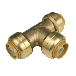 LF 3/4" X 1/2" X 3/4" TEE PUSH-FITTING