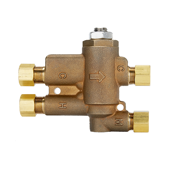 LF 3/8" COMP- THERMOSTATIC MIXING VALVE FOUR PORT LF 3/8" COMP- THERMOSTATIC MIXING VALVE FOUR PORT