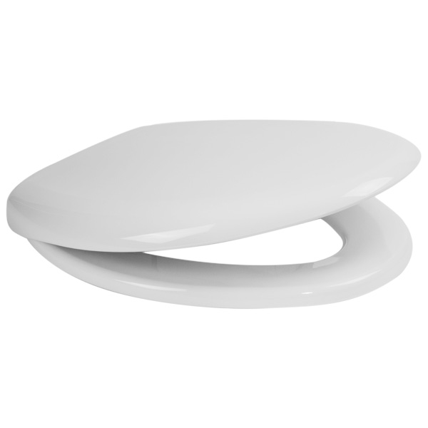 WHITE ELONG CLOSET SEAT CLOSED FRONT W/LID WHITE ELONG CLOSET SEAT CLOSED FRONT W/LID