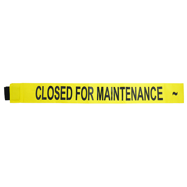 MAGNETIC DOOR BARRIER CFM-B-01 “CLOSED FOR MAINTENANCE” - YELLOW MAGNETIC DOOR BARRIER FOR 51” DOORWAY MAGNETIC DOOR BARRIER CFM-B-01 “CLOSED FOR MAINTENANCE” - YELLOW MAGNETIC DOOR BARRIER FOR 51” DOORWAY