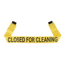 MAGNETIC DOOR BARRIER MDB-01 “CLOSED FOR CLEANING” - YELLOW MAGNETIC DOOR BARRIER FOR 36” DOORWAY