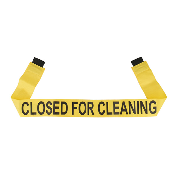 MAGNETIC DOOR BARRIER MDB-01 “CLOSED FOR CLEANING” - YELLOW MAGNETIC DOOR BARRIER FOR 36” DOORWAY MAGNETIC DOOR BARRIER MDB-01 “CLOSED FOR CLEANING” - YELLOW MAGNETIC DOOR BARRIER FOR 36” DOORWAY