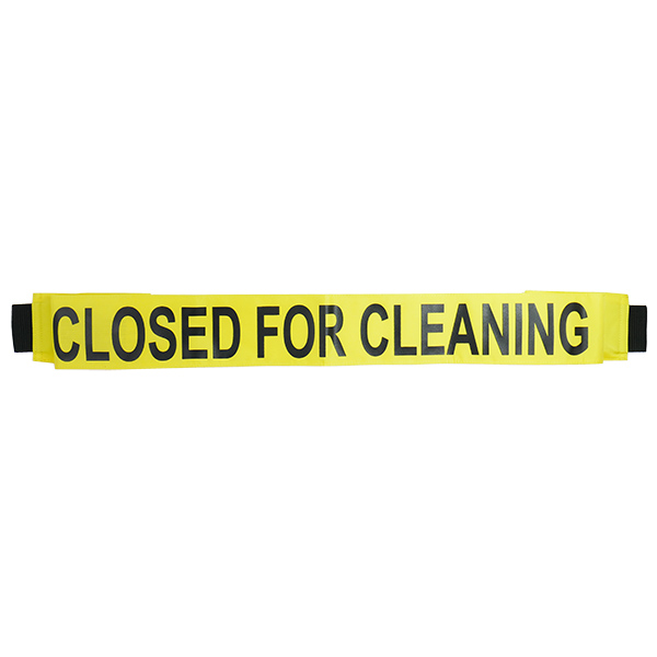 MAGNETIC DOOR BARRIER MDB-01 “CLOSED FOR CLEANING” - YELLOW MAGNETIC DOOR BARRIER FOR 36” DOORWAY MAGNETIC DOOR BARRIER MDB-01 “CLOSED FOR CLEANING” - YELLOW MAGNETIC DOOR BARRIER FOR 36” DOORWAY