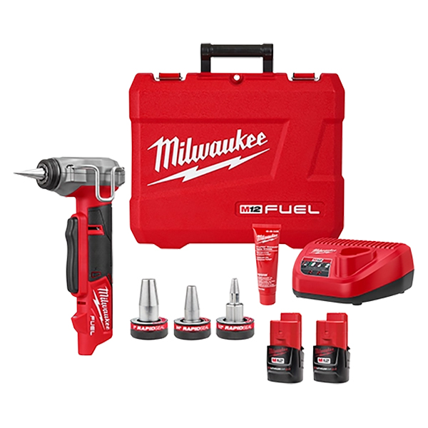 MILWAUKEE 2532-22 M12 FUEL PROPEX 1/2" - 1" EXPANDER HEAD KIT WITH XC BATTERIES MILWAUKEE 2532-22 M12 FUEL PROPEX 1/2" - 1" EXPANDER HEAD KIT WITH XC BATTERIES