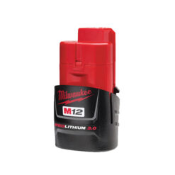 MILWAUKEE 48-11-2430 M12 12V 3.0AH REDLITHIUM ION COMPACT BATTERY PACK