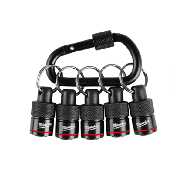 MILWAUKEE 48-32-4537 5-PIECE BIT HOLDER WITH CARABINER MILWAUKEE 48-32-4537 5-PIECE BIT HOLDER WITH CARABINER