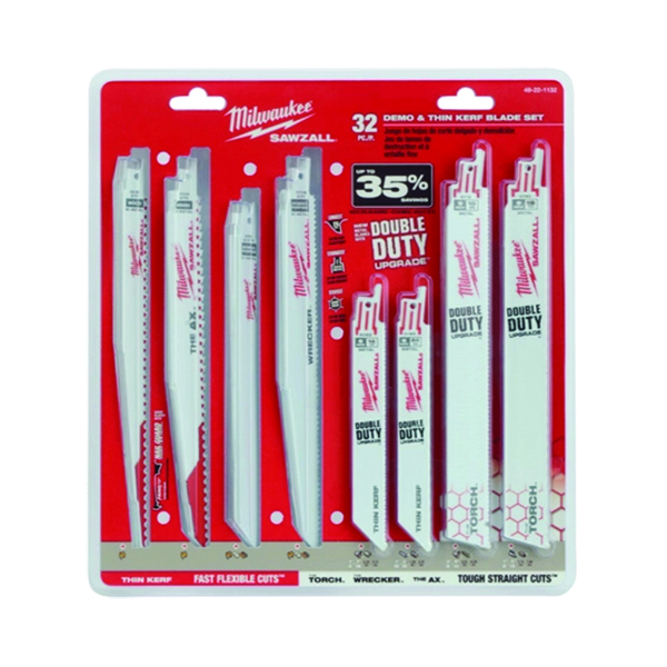 MILWAUKEE 49-22-1132 RECIPROCATING SAW BLADE SET (32 PC) MILWAUKEE 49-22-1132 RECIPROCATING SAW BLADE SET (32 PC)