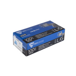 NITRILE GLOVES - BLUE 4 MIL LARGE (BX 100)