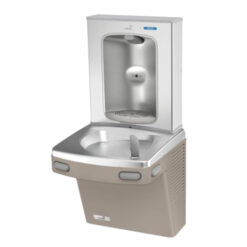 OASIS PG8EBF 507027 STAINLESS STEEL ALCOVE SENSOR BOTTLE FILLER WITH SANDSTONE WATER COOLER (NEW STYLE)