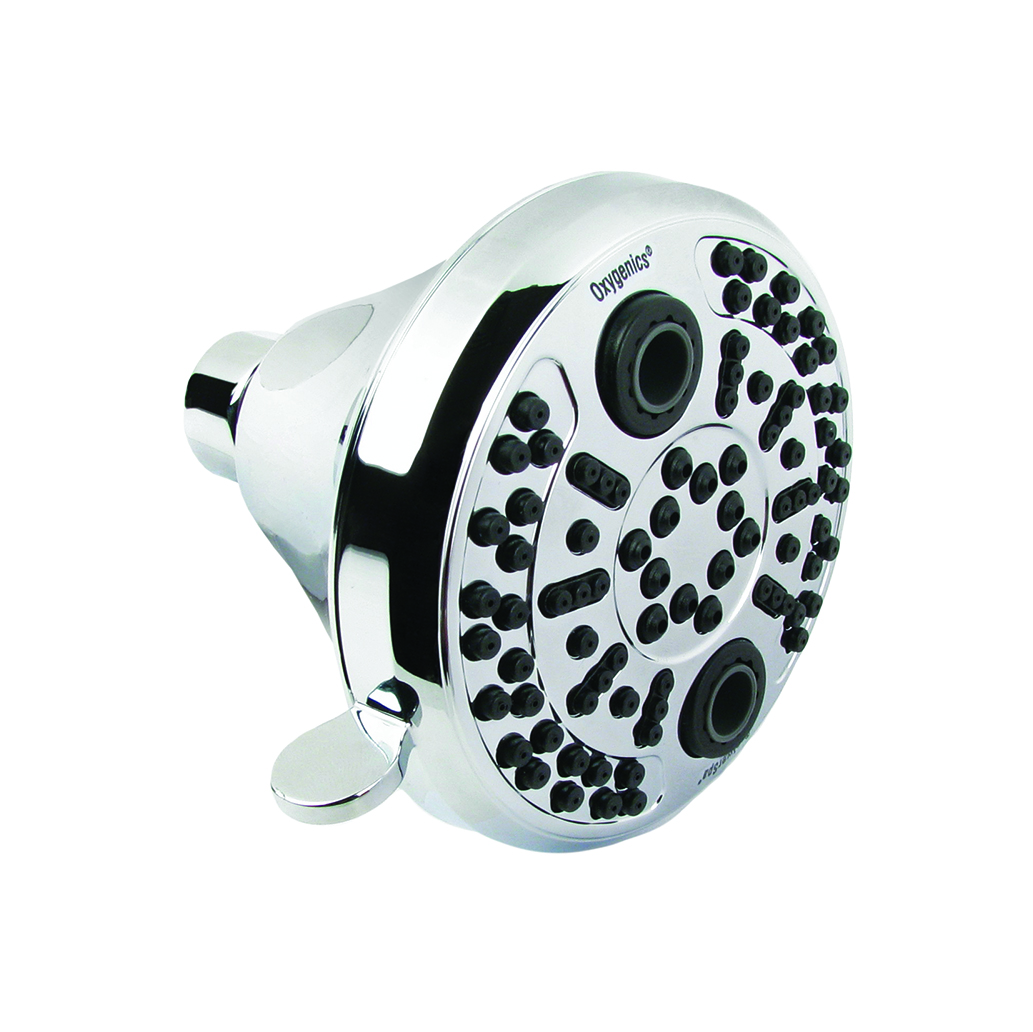 OXYGENICS 88246 POWERMASSAGE 1.75 GPM FIXED CHROME SHOWERHEAD WITH 5 FUNCTIONS OXYGENICS 88246 POWERMASSAGE 1.75 GPM FIXED CHROME SHOWERHEAD WITH 5 FUNCTIONS