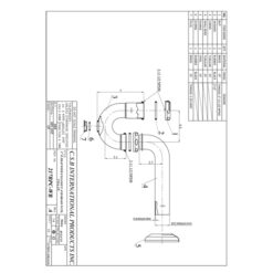 P-TRAP W/CO 2"-17 GA