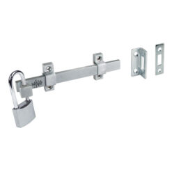 TRIMCO 0454F26D-8/SB0454-8- 8" HD SURFACE BOLT W/PADLOCK FEATURE