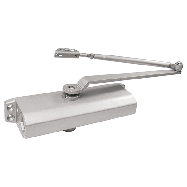 PARALLEL HOLD-OPEN ARM DOOR CLOSER - SATIN ALUM PARALLEL HOLD-OPEN ARM DOOR CLOSER - SATIN ALUM