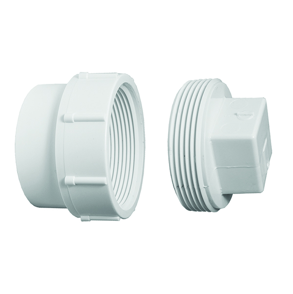 3" SCH 40 PVC DWV FTG CLEANOUT W/PLUG 3" SCH 40 PVC DWV FTG CLEANOUT W/PLUG