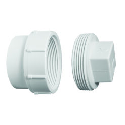 3" SCH 40 PVC DWV FTG CLEANOUT W/PLUG