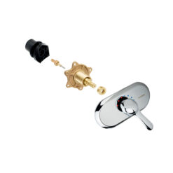 POWERS 4204522 FULL UPGRADE KIT W/ETCHED TRIM PLATE & DOME HANDLE
