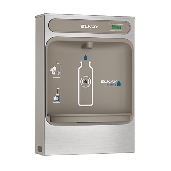 ELKAY EZWSSM TOUCHLESS SURFACE MT NON FILTERED S/S BOTTLE FILLING STATION NON REFRIGERATED ELKAY EZWSSM TOUCHLESS SURFACE MT NON FILTERED S/S BOTTLE FILLING STATION NON REFRIGERATED