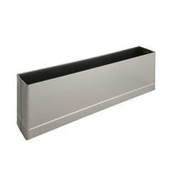 S/S PILASTER SHOE F/ SQ EDGE 12" X 1-1/4"