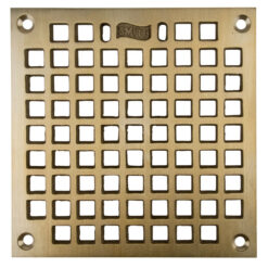 ZURN 40800370 5-5/8" SQ BRONZE REPL GRATE W/SCREWS