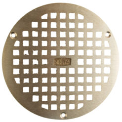 ZURN 46246-1 6-11/16" REPLACEMENT GRATE W/ SCREWS- NICKEL BRONZE