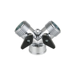 BRASS HOSE "Y" W/SHUT-OFFS