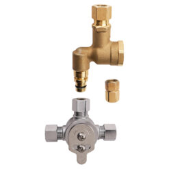 SLOAN EFP99A MANUAL MIXING VALVE & SINGLE INLET TEE FILTER ASSY KIT