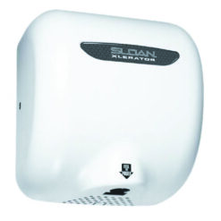 SLOAN EHD501PW SLOAN XLERATOR SENSOR-OPERATED WALL HAND DRYER POL WHT (EHD 501 110/120V 11.3-12.2A)