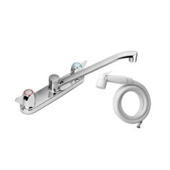 CP BRASS WASHERLESS KITCHEN FAUCET W/ SPRAY