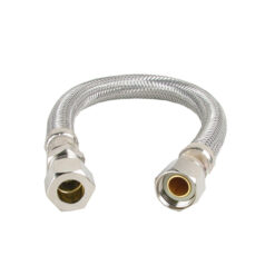 SUPPLY LINE FAUCET-12" 3/8” MALE COMP X 3/8” FEM COMP