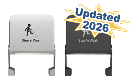 Step-N-Wash Commercial Step Stool New 2026